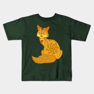 Magic gold fox Kids T-Shirt